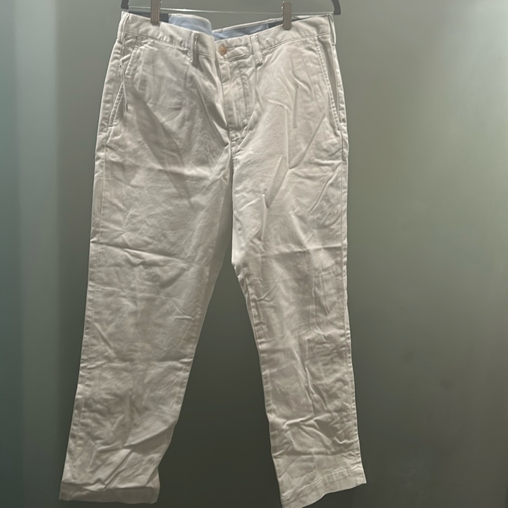 Men’s 36x30 White Polo Ralph Lauren Pants w/tags